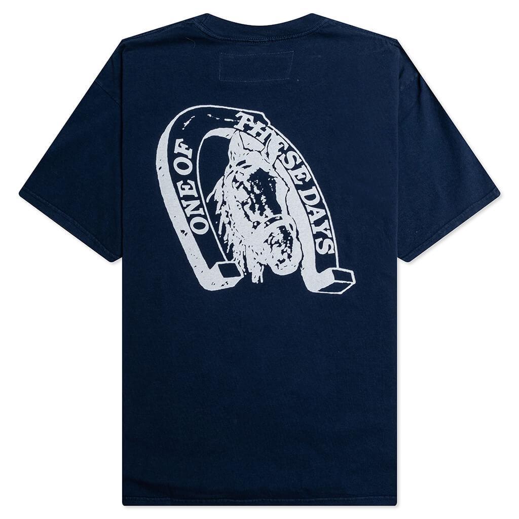 Lucky Number 73 S/S T-Shirt - Sun Faded Navy Male Product Image