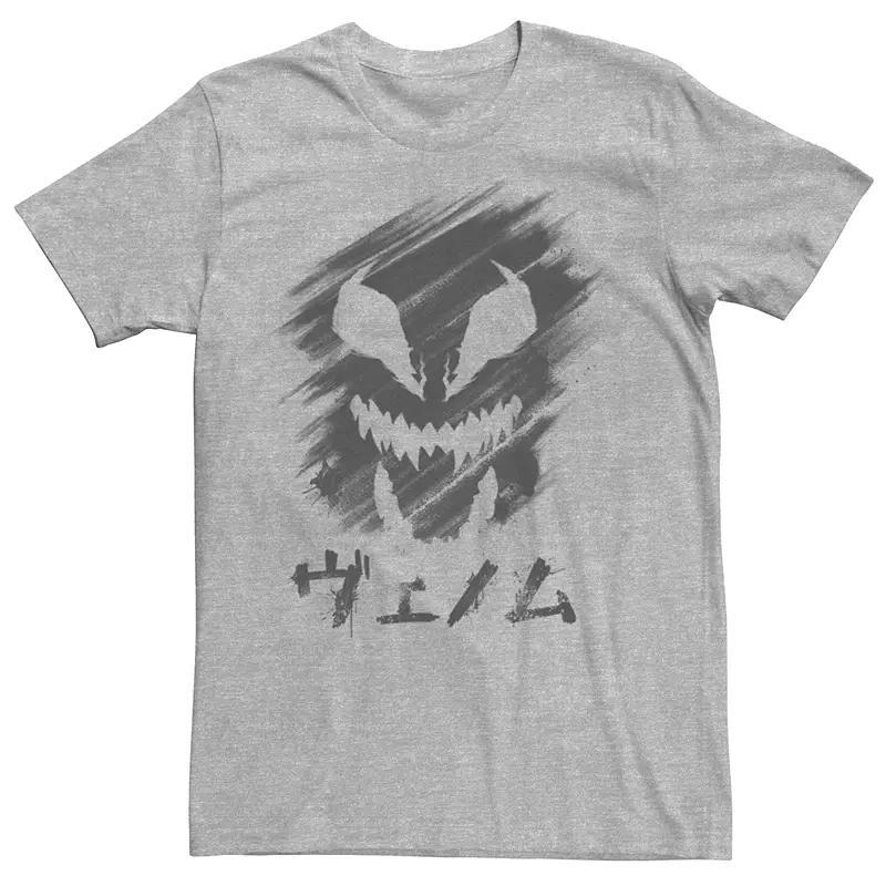 Men's Marvel Spider-Man Venom Graphic Tee, Size: Large, Athletic Grey Product Image