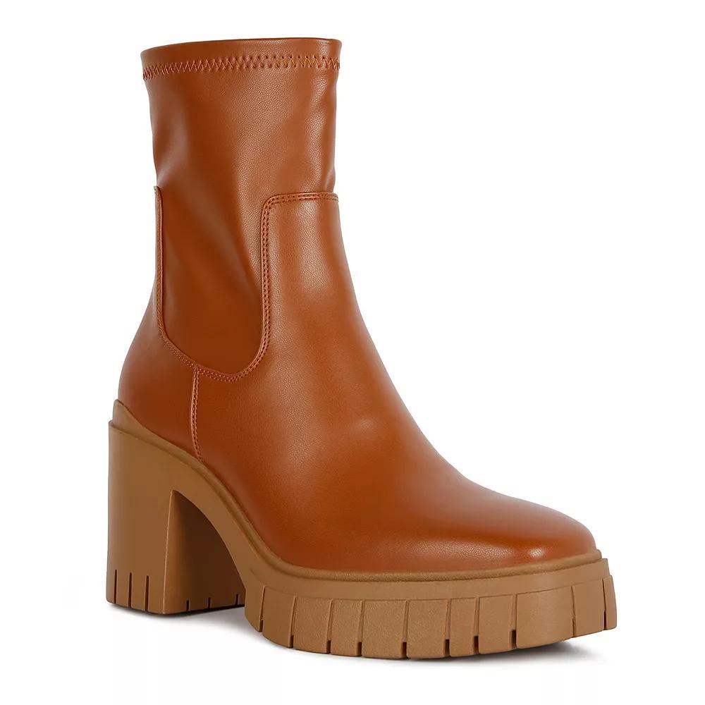 London Rag Kokum Women's Block Heel Ankle Boots, Size: 7 Product Image