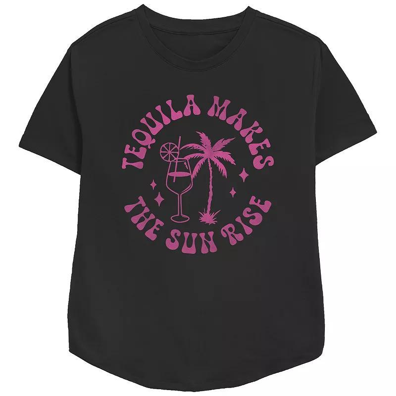 Womens Wicked Is This Years Pink Relaxed Fit Graphic Tee Product Image