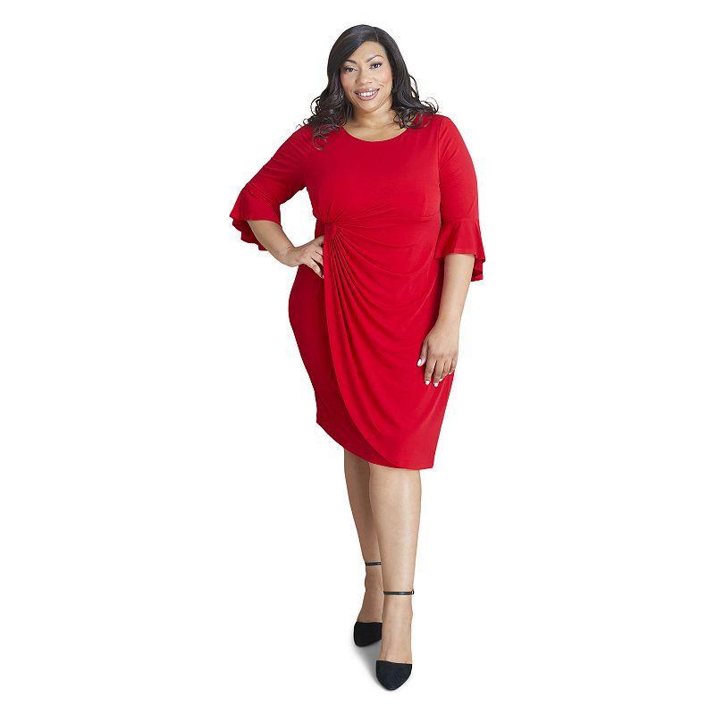 Connected Plus Size Side-Tab Dress Product Image