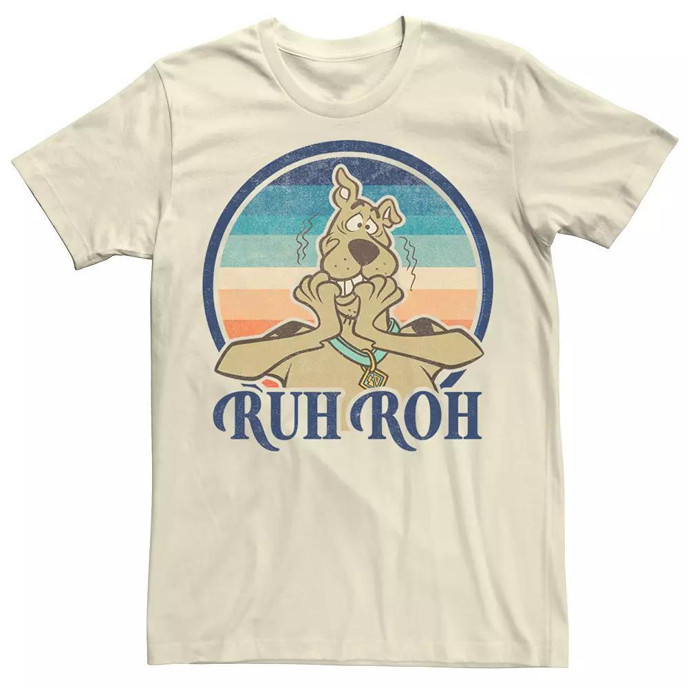 Men's Scooby Doo Gradient Portrait Graphic Tee, Size: Medium, Natural Product Image