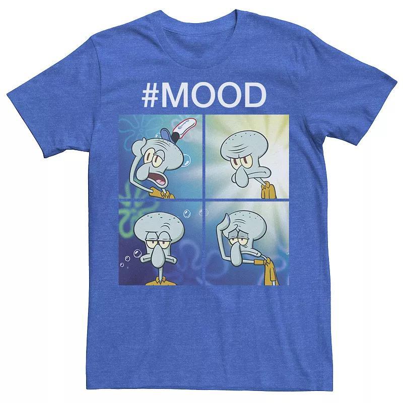 Men's Nickelodeon SpongeBob SquarePants Squidward Mood Graphic Tee, Size: Small, Athletic Grey Product Image
