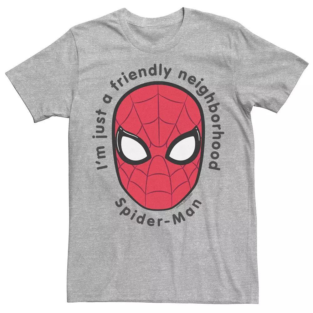 Men's Marvel Spider-Man Far From Home Friendly Neighborhood Hero Graphic Tee, Size: XXL, Athletic Grey Product Image