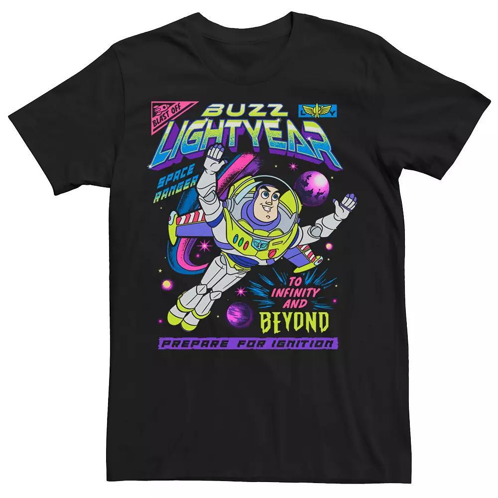 Disney / Pixars Toy Story Buzz Lightyear Mens Four Space Ranger Comic To Infinity And Beyond Tee Product Image