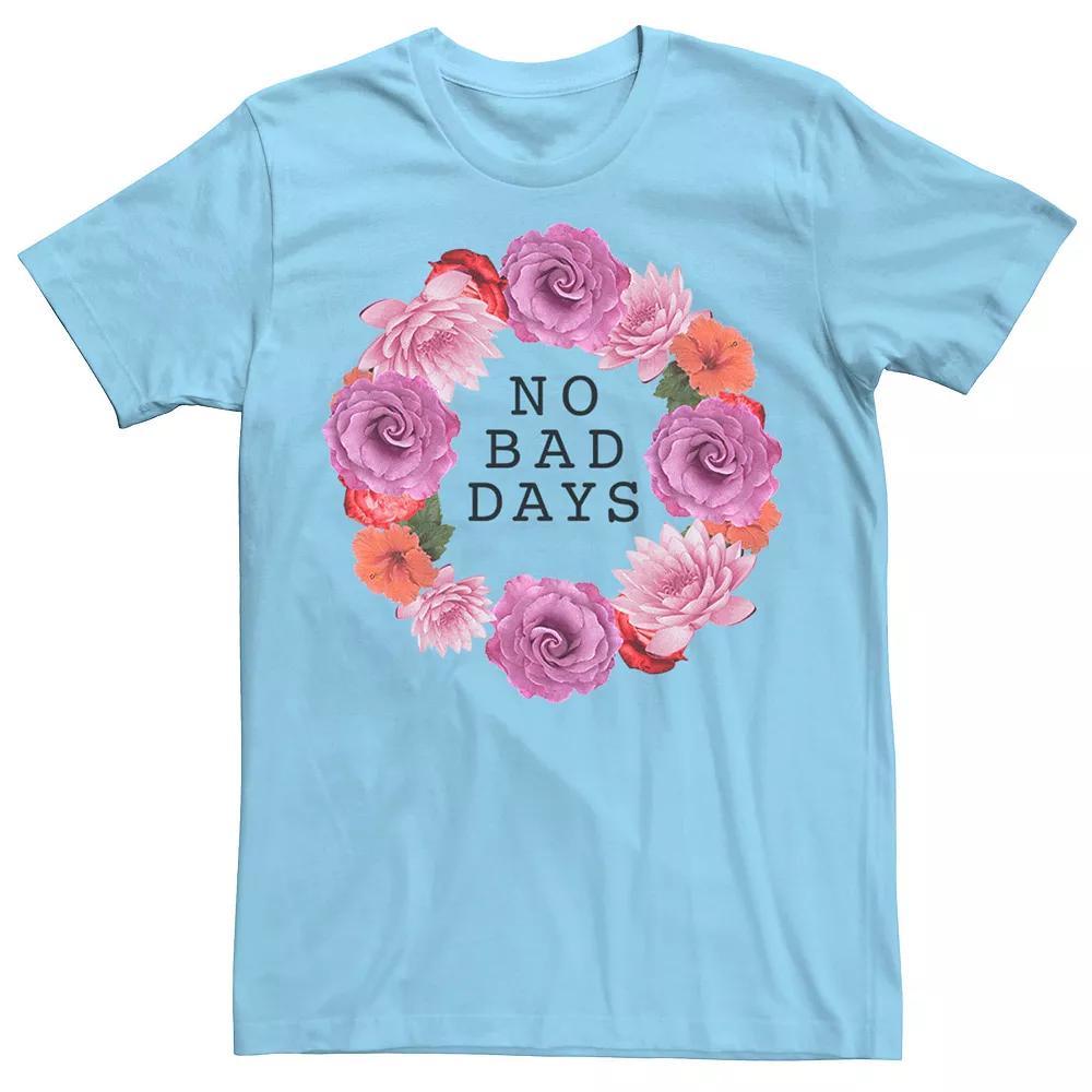 Mens No Bad Days Flower Wreath Tee Product Image