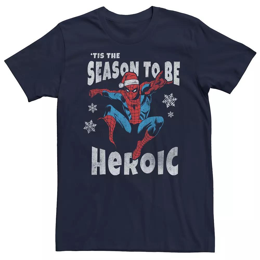 Men's Super Mario Bros 1-UP Mushroom Get a Life Graphic Tee, Size: XXL, Navy Grey Product Image