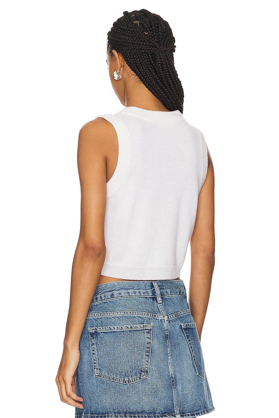 Sterling Cropped V Neck Tank Top SABLYN Product Image