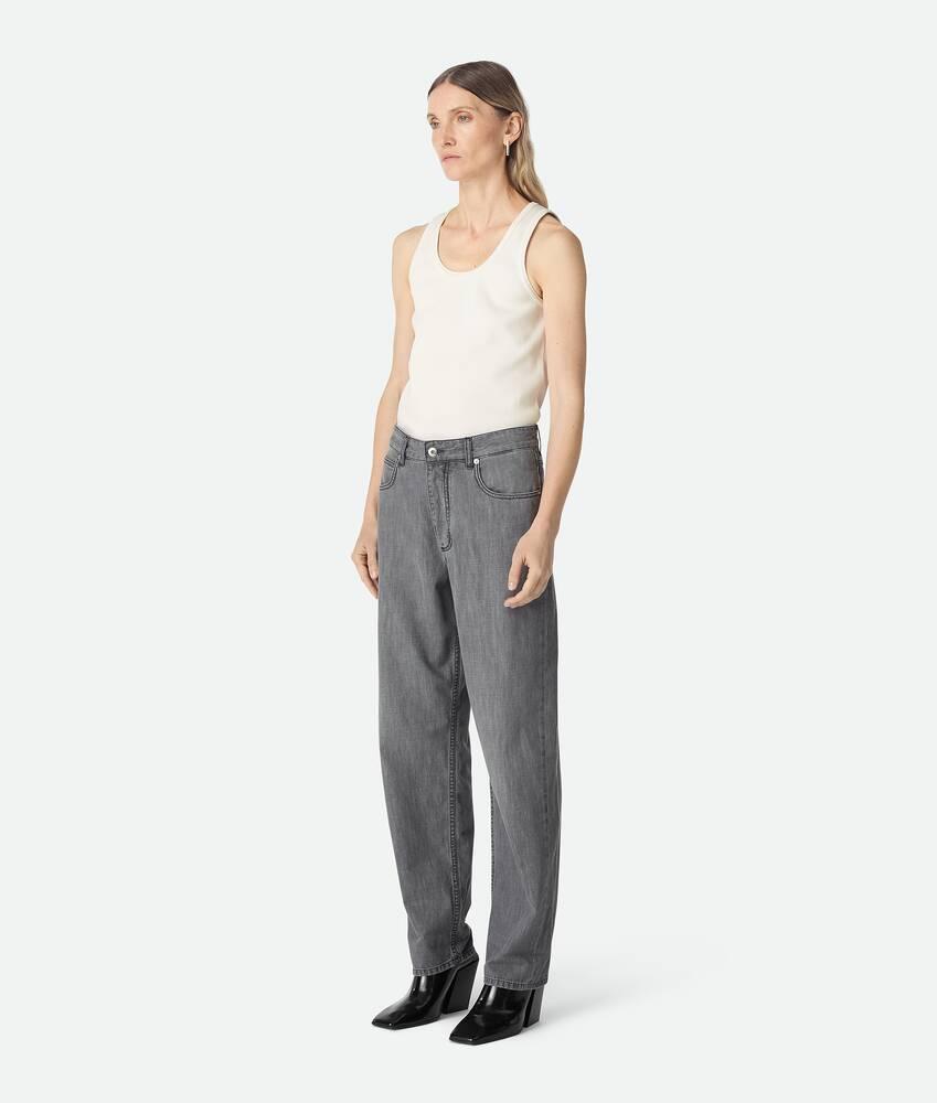 Women's Black Denim Jeans in Washed black Product Image