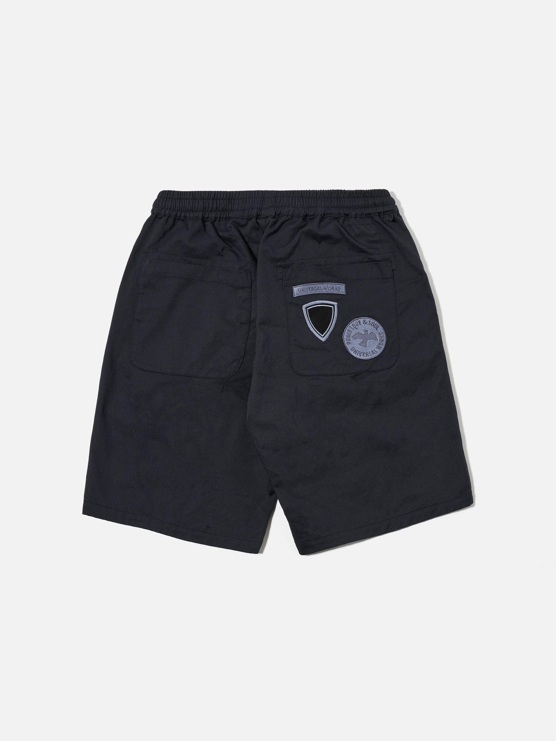 Navy Twill/Badges Simple Short Product Image