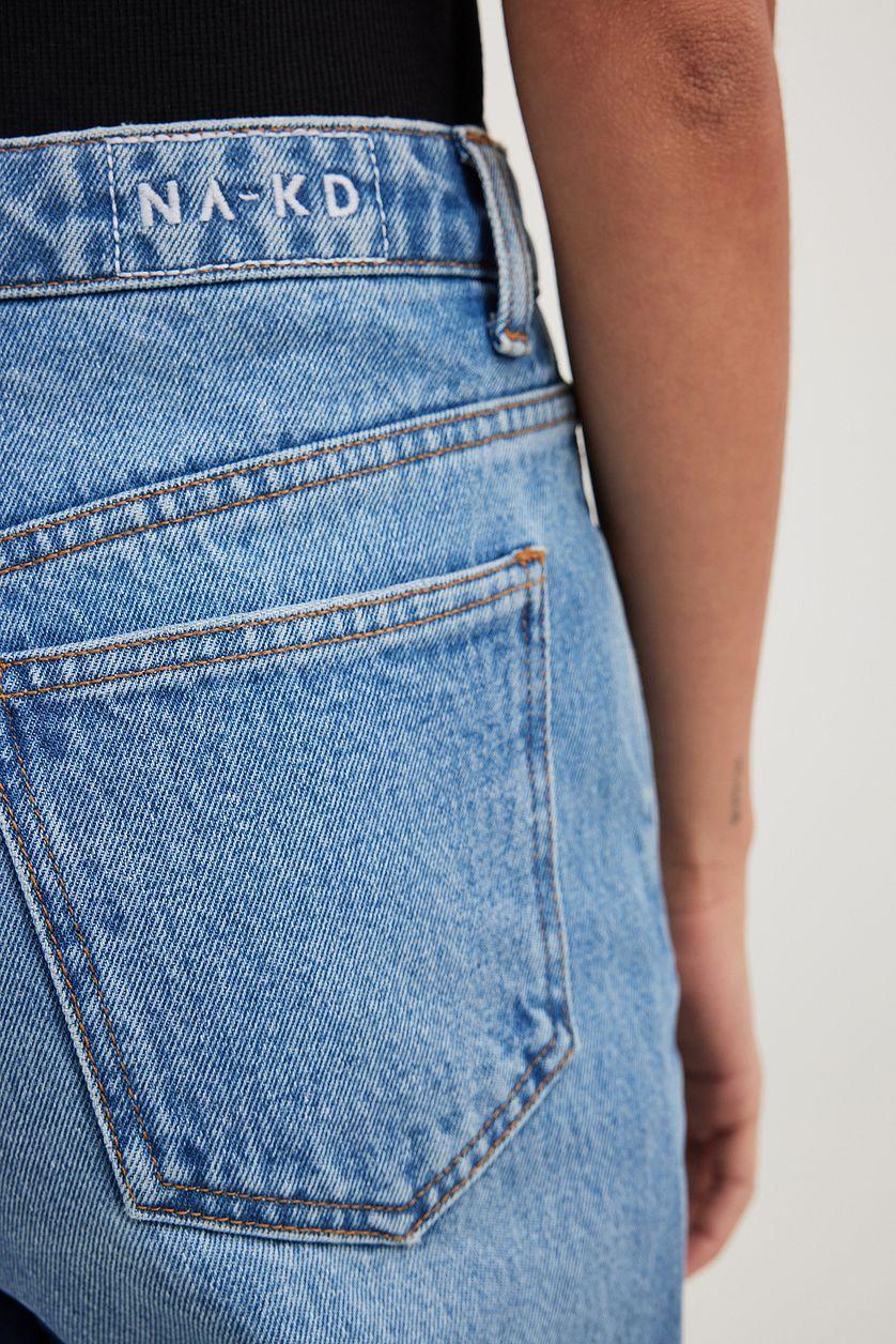 Straight Mid Waist Jeans Product Image