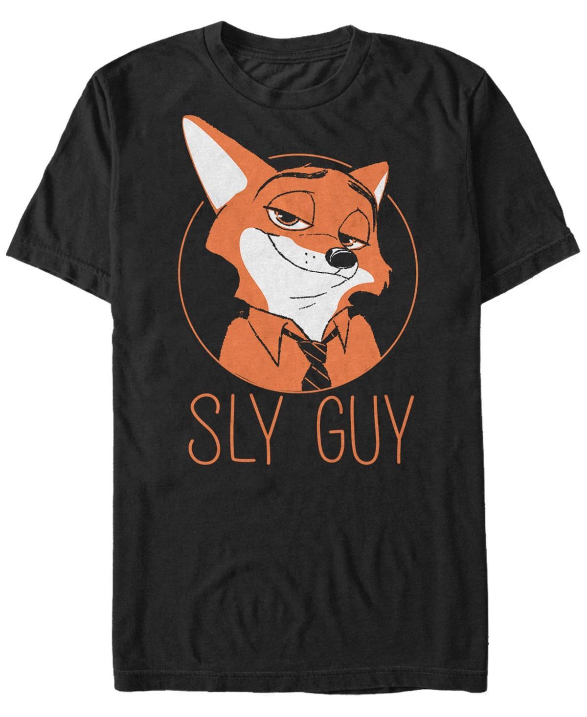 Disney's Zootopia Nick Wilde Sly Guy Men's Fox Tee, Size: 3XL, Red Grey Product Image