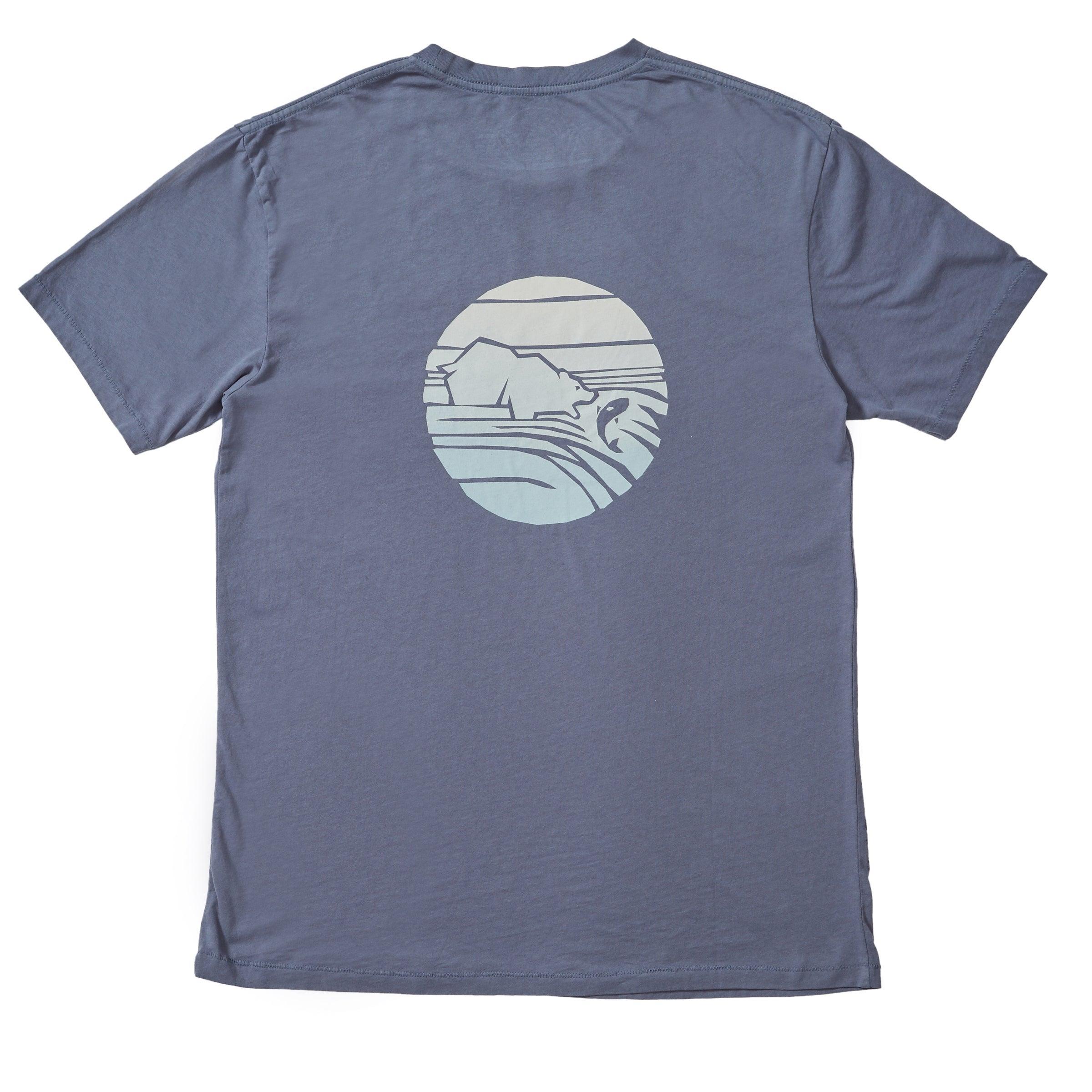Fish Print Tee - Flint Stone Product Image