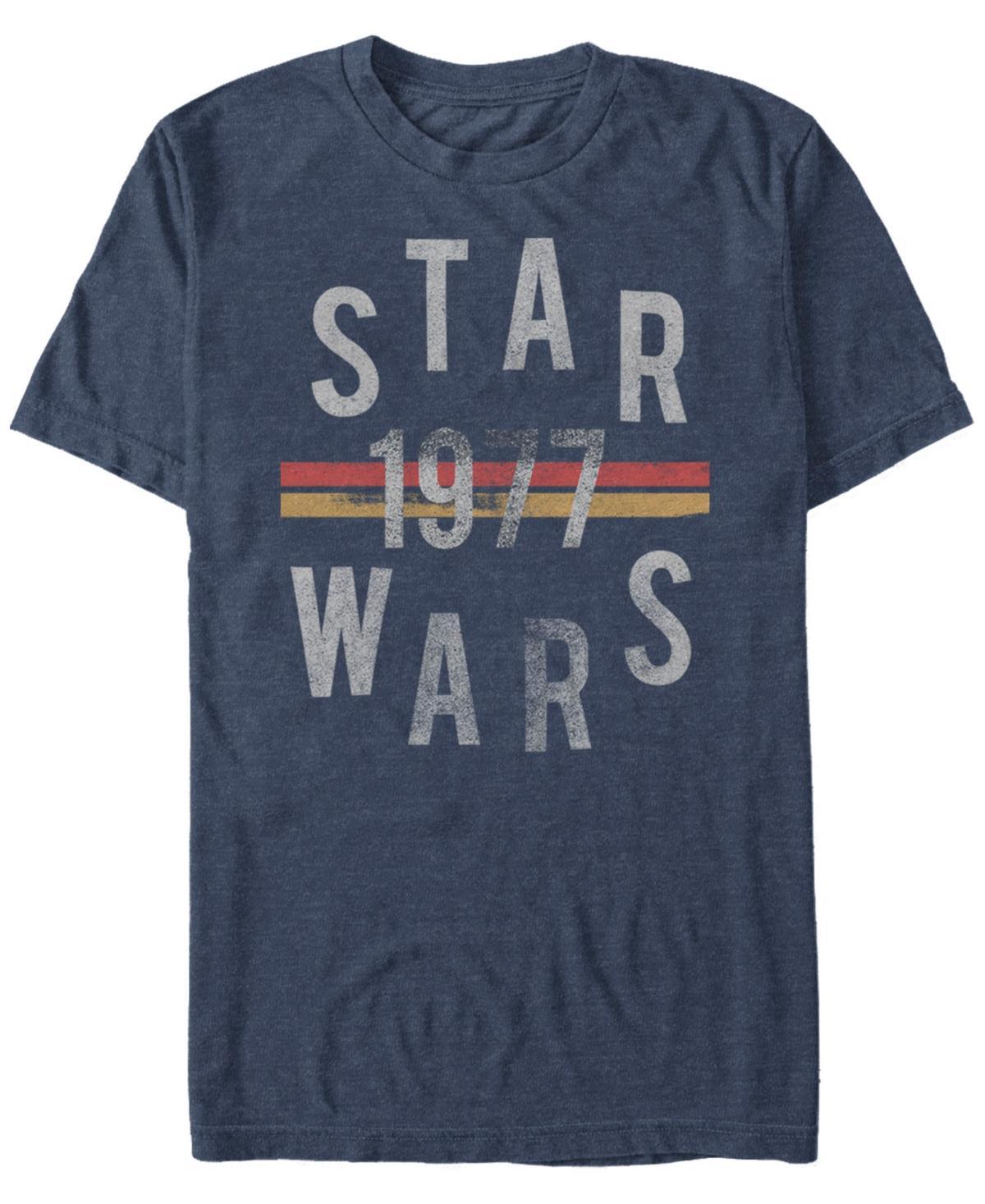 Men's Star Wars 1977 Retro Graphic Tee, Size: Small, Navy Grey Product Image