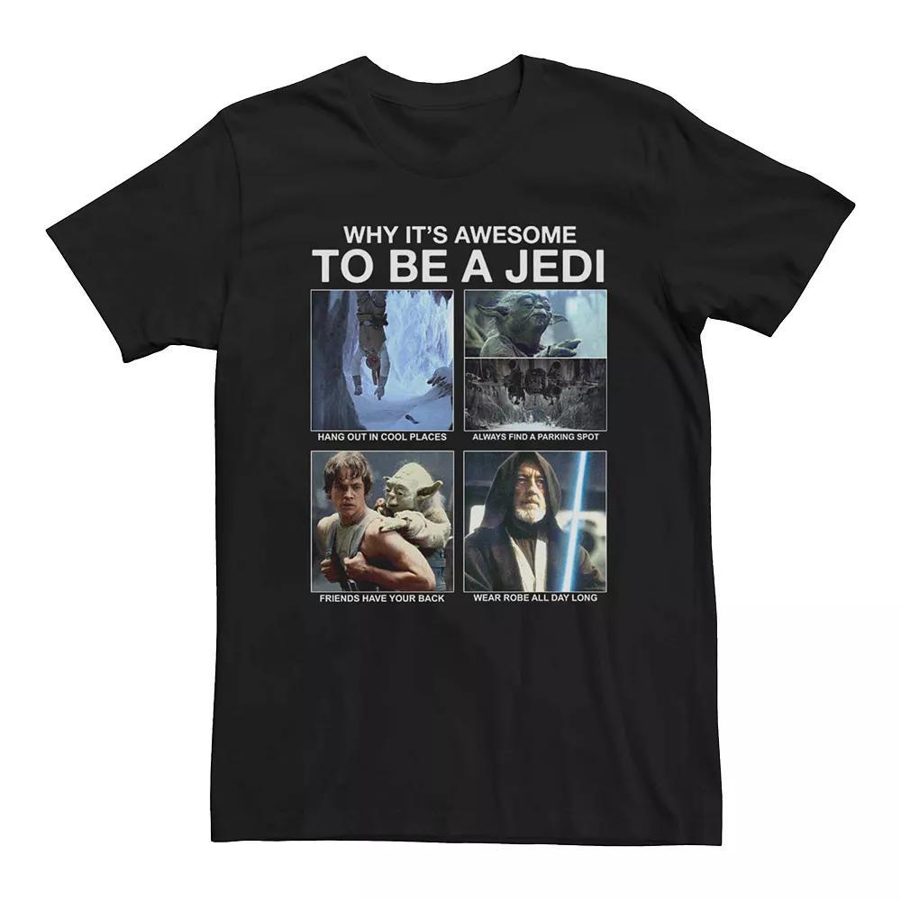 Men's Star Wars Awesome To Be A Jedi Graphic Tee, Size: Medium, Black Product Image
