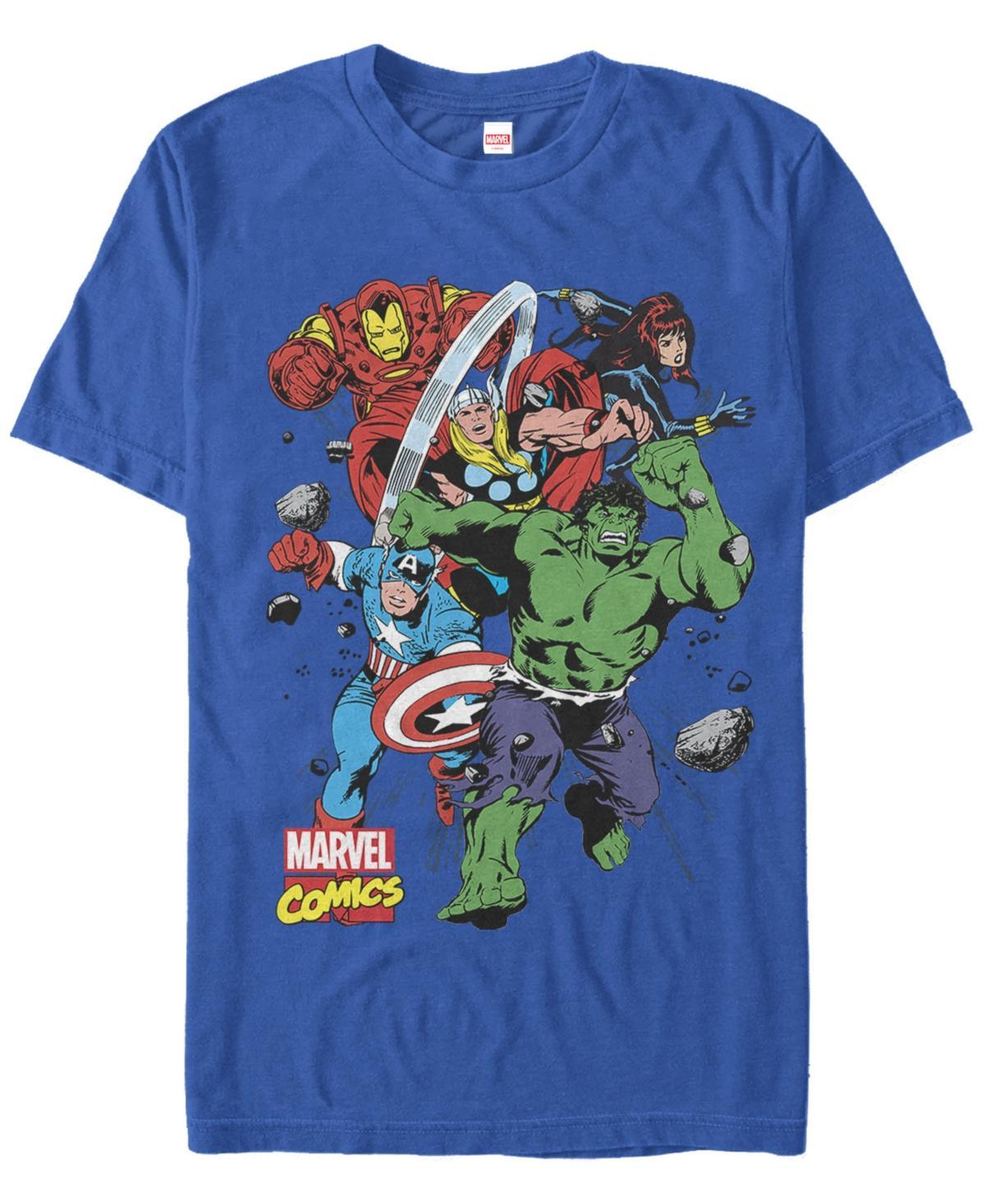 Men's Marvel Comics Hero Starters Tee, Size: Small, Royal Product Image