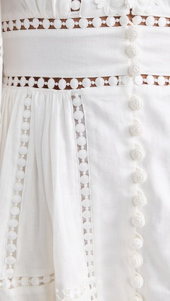 Zimmermann Pop Trimmed Mini Dress | Shopbop Product Image