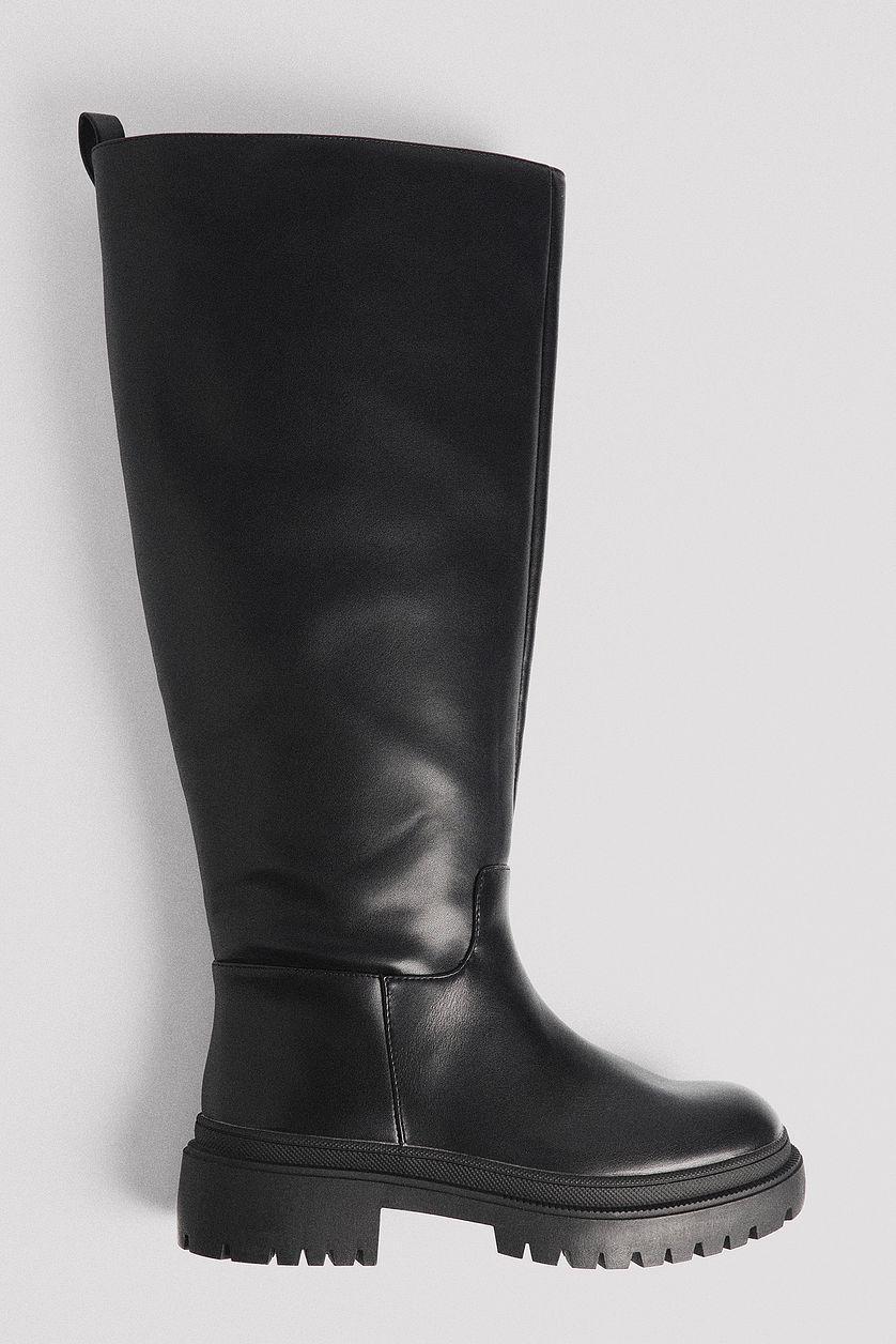 Profile Sole Shaft Boots Product Image