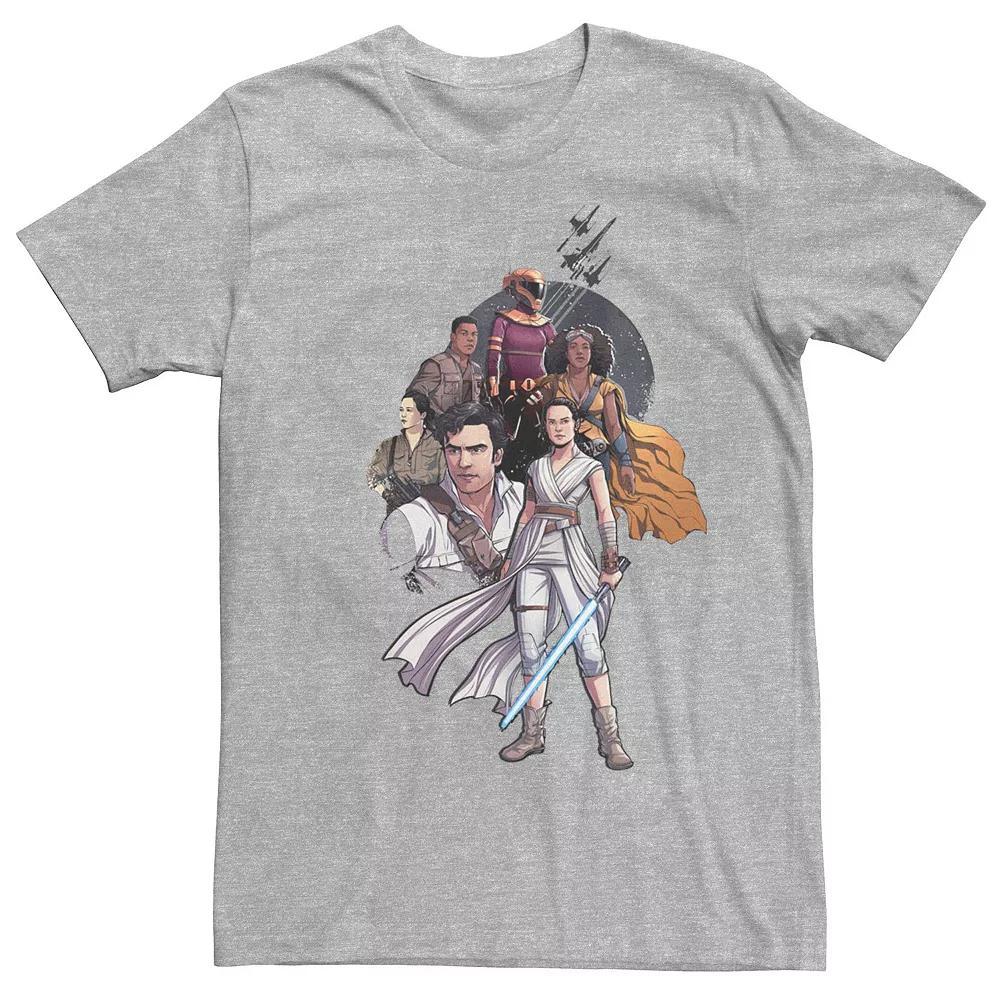 Men's Star Wars The Force Awakens Graphic Tee, Size: Large, Athletic Grey Product Image