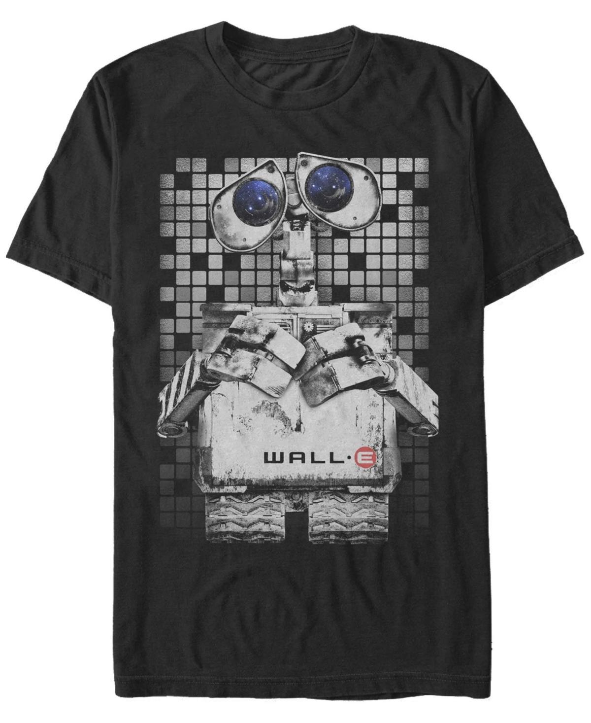 Disney / Pixar's WALL-E Men's Portrait Concerned Eyes Tee, Size: Medium, Black Product Image