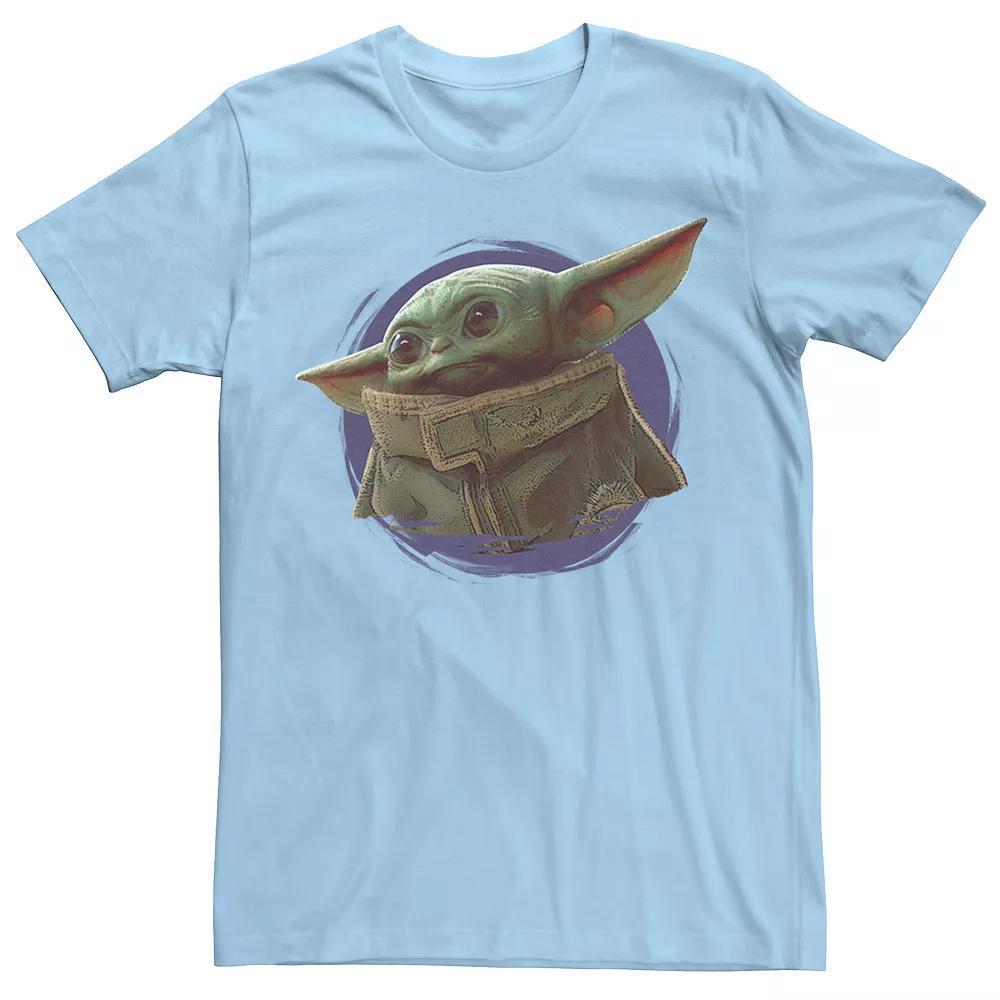 Men's Star Wars The Mandalorian The Child Purple Ball Graphic Tee, Size: XXL, Athlc Hthr Product Image