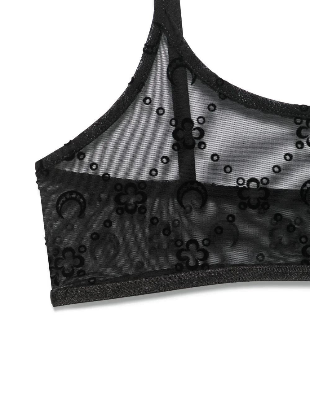 Moonogram mesh bra Product Image