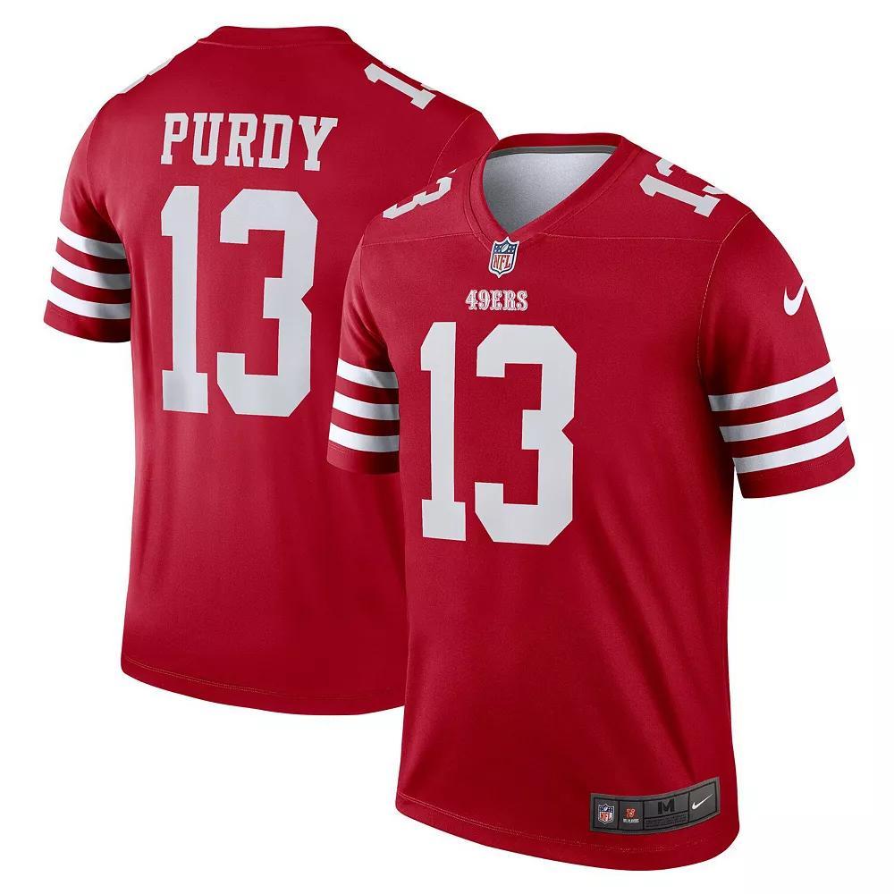 Men's Nike Brock Purdy Scarlet San Francisco 49ers Team  Legend Jersey, Size: 2XL, Red Product Image