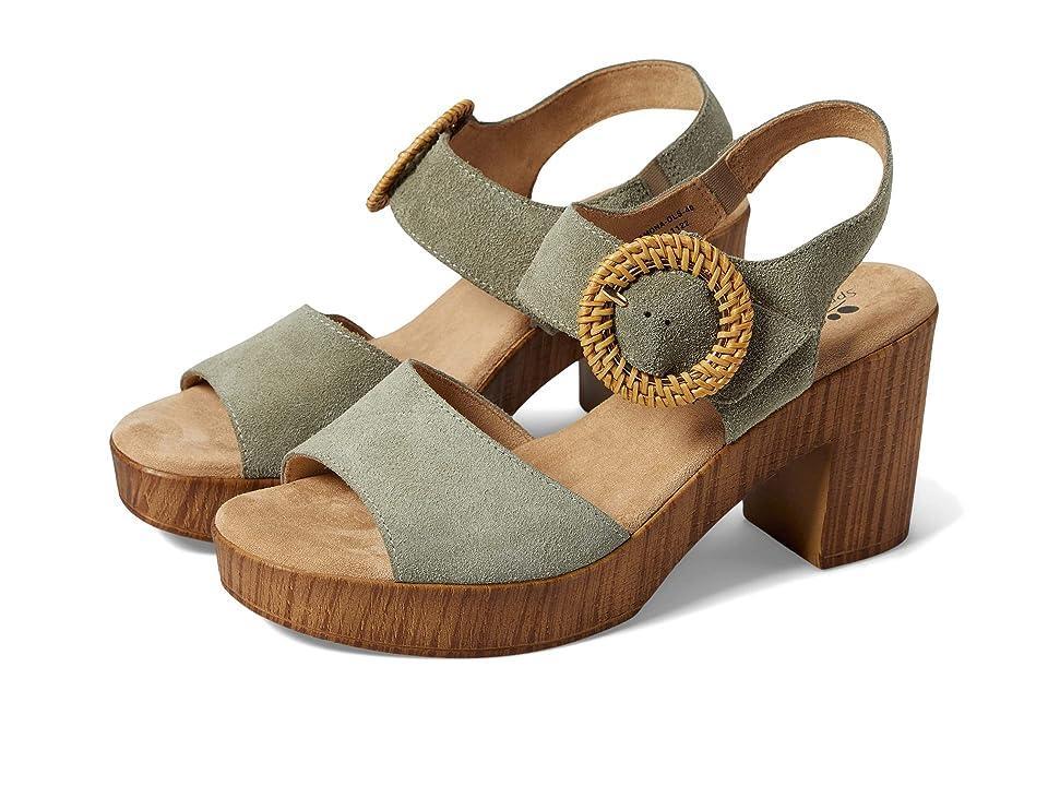 Spring Step Gamona Women's Cork Heeled Sandals, Size: 39, Suede Product Image