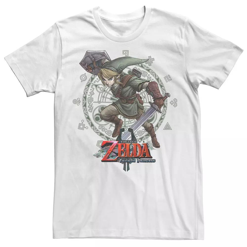 Men's Nintendo The Legend Of Zelda Twilight Princess Logo Tee, Size: Small, White Product Image