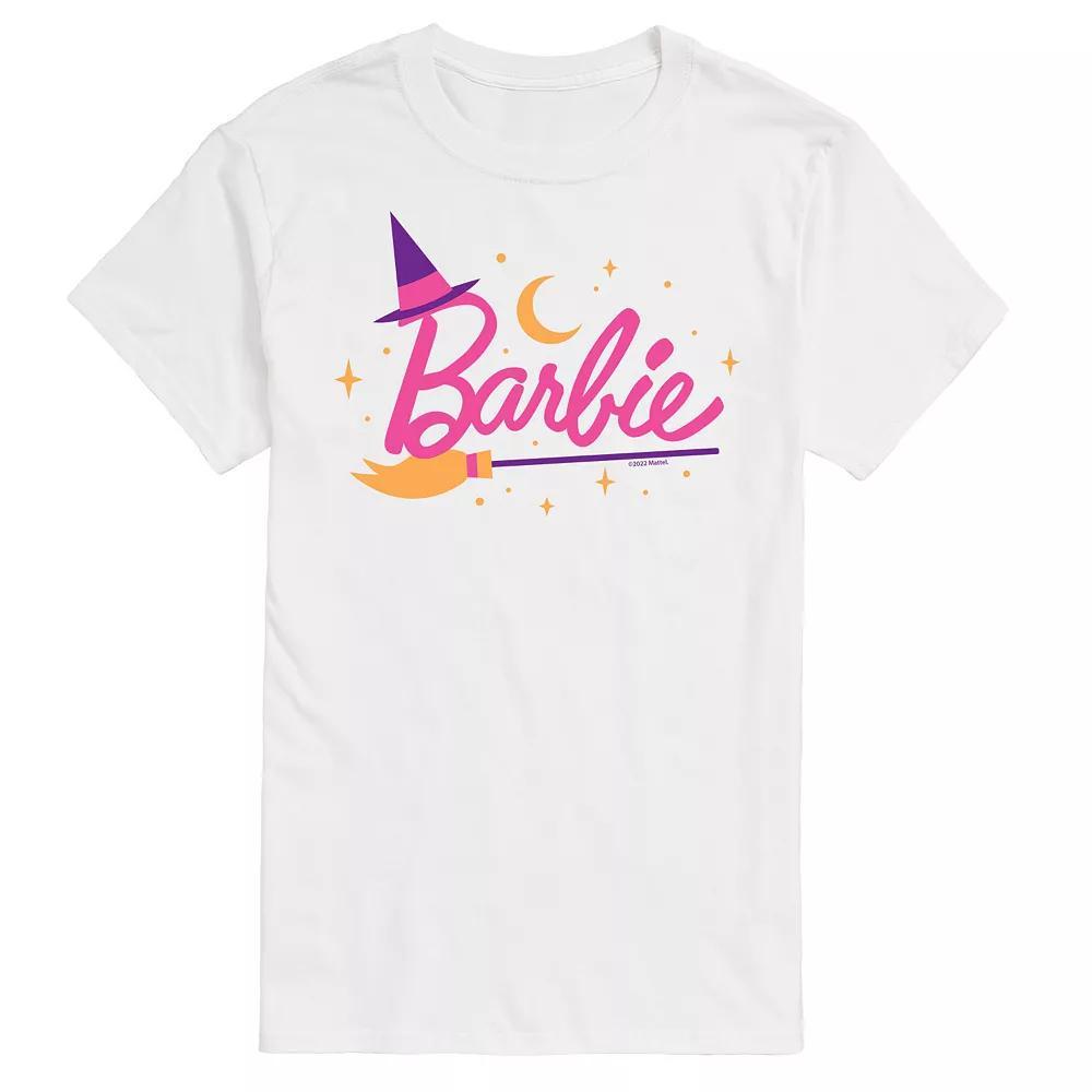 Big & Tall Barbie Witch Logo Graphic Tee, Mens Blue Product Image