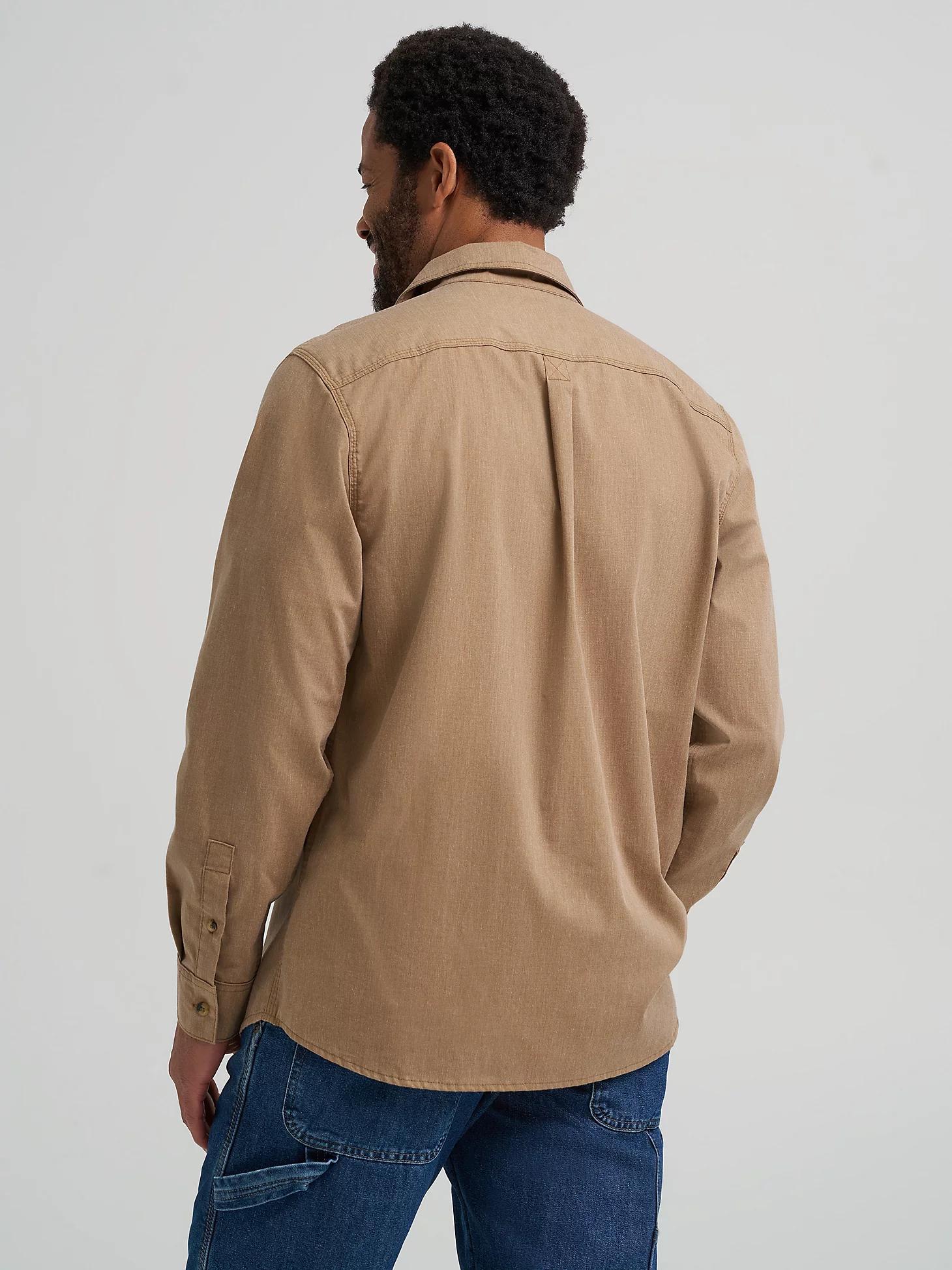 Men's Relaxed Fit Stretch Shirt | Men's SHIRTS | Wrangler® Product Image