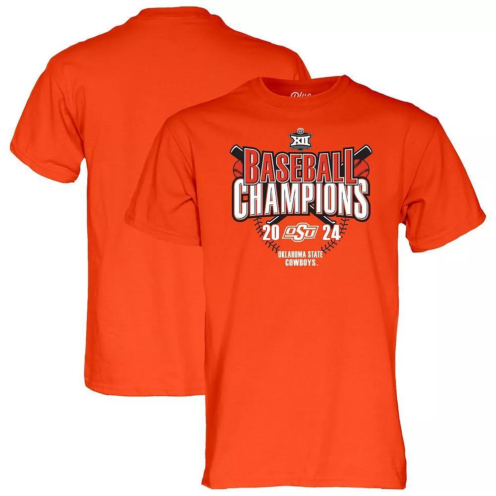 Men's Blue 84 Red Nebraska Huskers 2024 Big 10 Baseball Conference Tournament Champions Locker Room T-Shirt, Size: 2XL Product Image