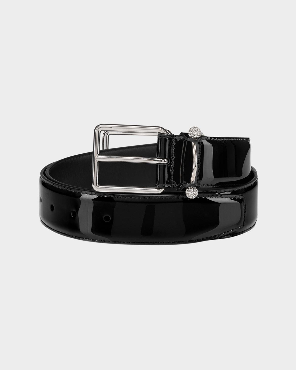 Mens Chambeliss Night Strass Patent Leather Belt Product Image