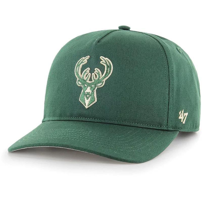 Men's '47 Hunter Green Milwaukee Bucks Hitch Snapback Hat Product Image