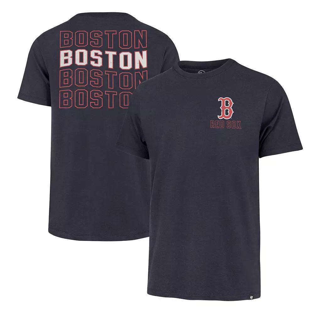 Men's '47 Navy Boston Red Sox Hang Back Franklin T-Shirt, Size: Medium, Blue Product Image
