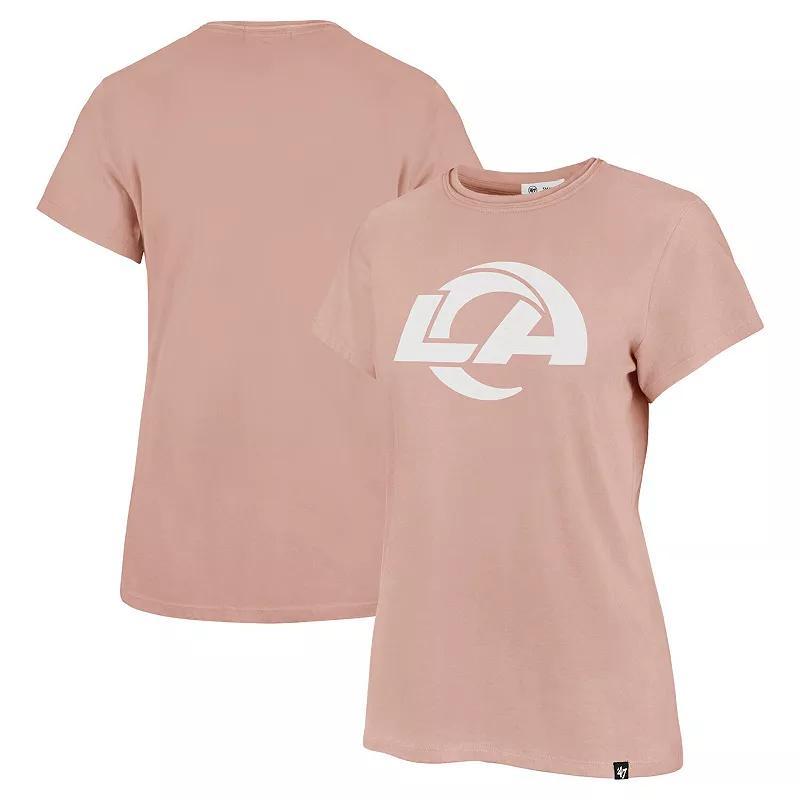 Women's '47  Light Pink Kansas City Chiefs Premier Frankie T-Shirt, Size: Small Product Image