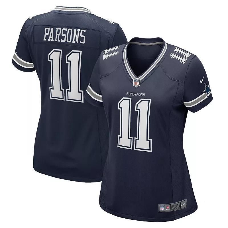 Women's Nike Micah Parsons Navy Dallas Cowboys Game Jersey, Size: XL, Blue Product Image