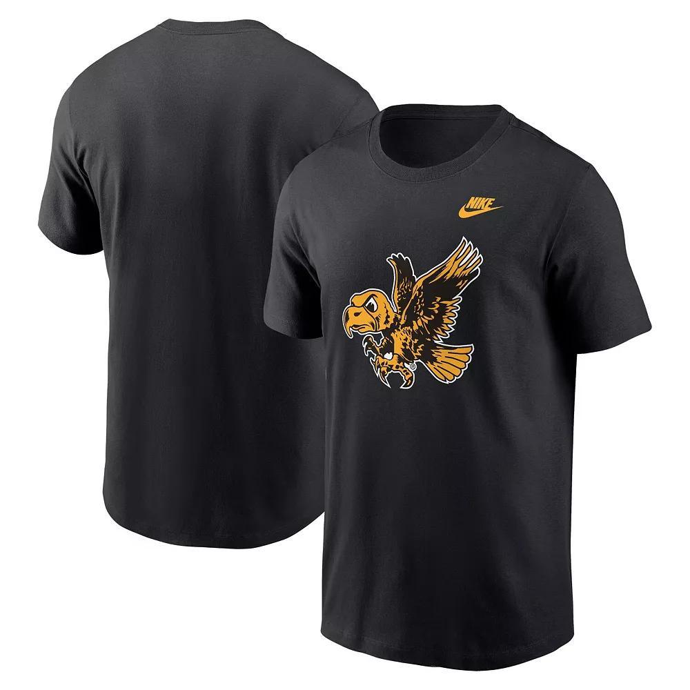 Men's Nike Black Iowa Hawkeyes Legacy Alternate Logo T-Shirt, Size: Large Product Image
