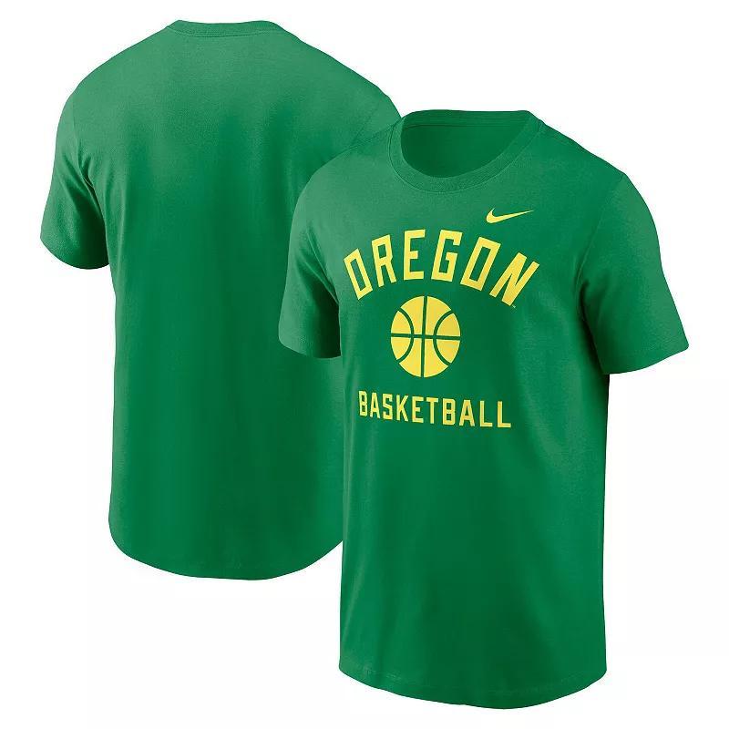Men's Nike Green Oregon Ducks Basketball Icon T-Shirt, Size: Medium Product Image