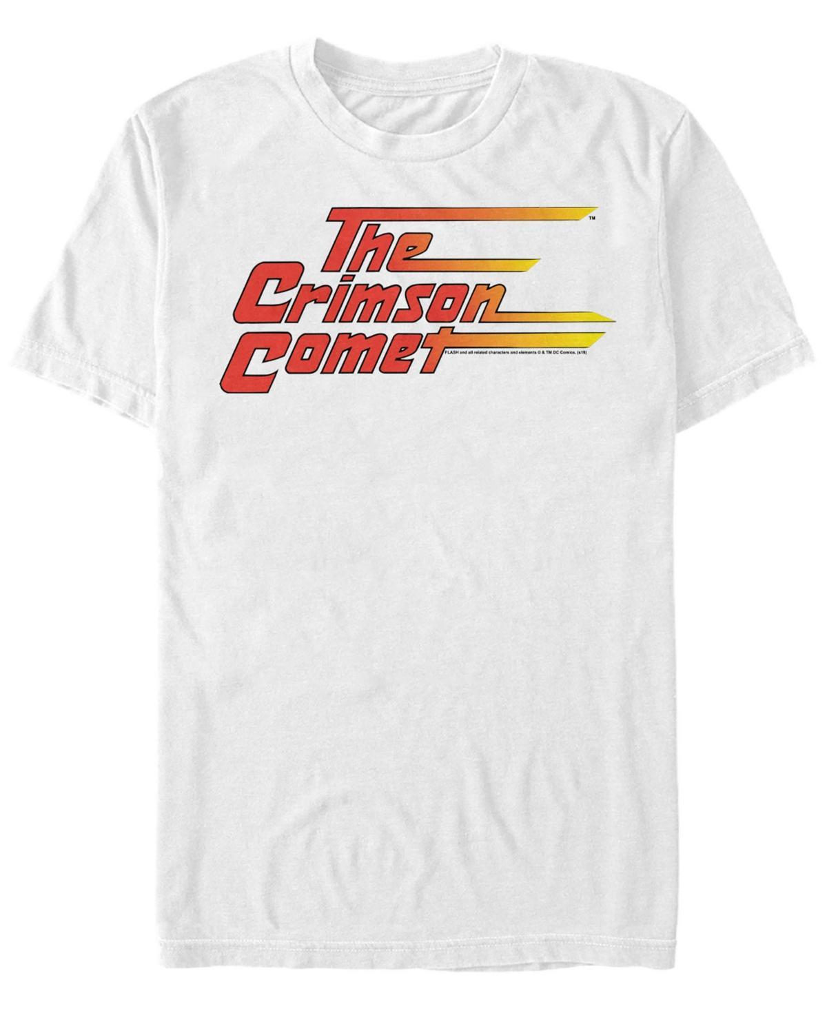 Men's Flash Crimson Comet Vintage Logo Tee, Size: XXL, White Product Image