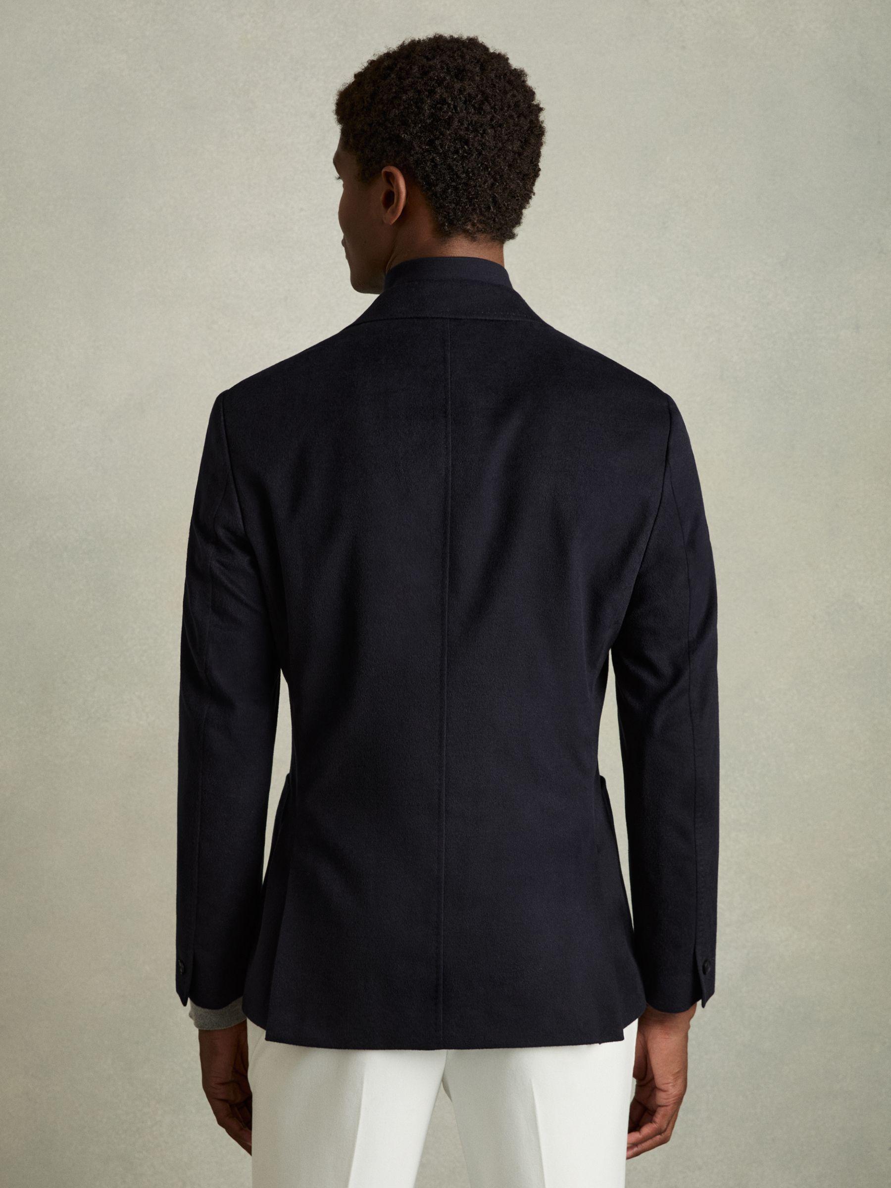 Slim-Fit Pinstripe Suit Trousers in Soft Grey Product Image