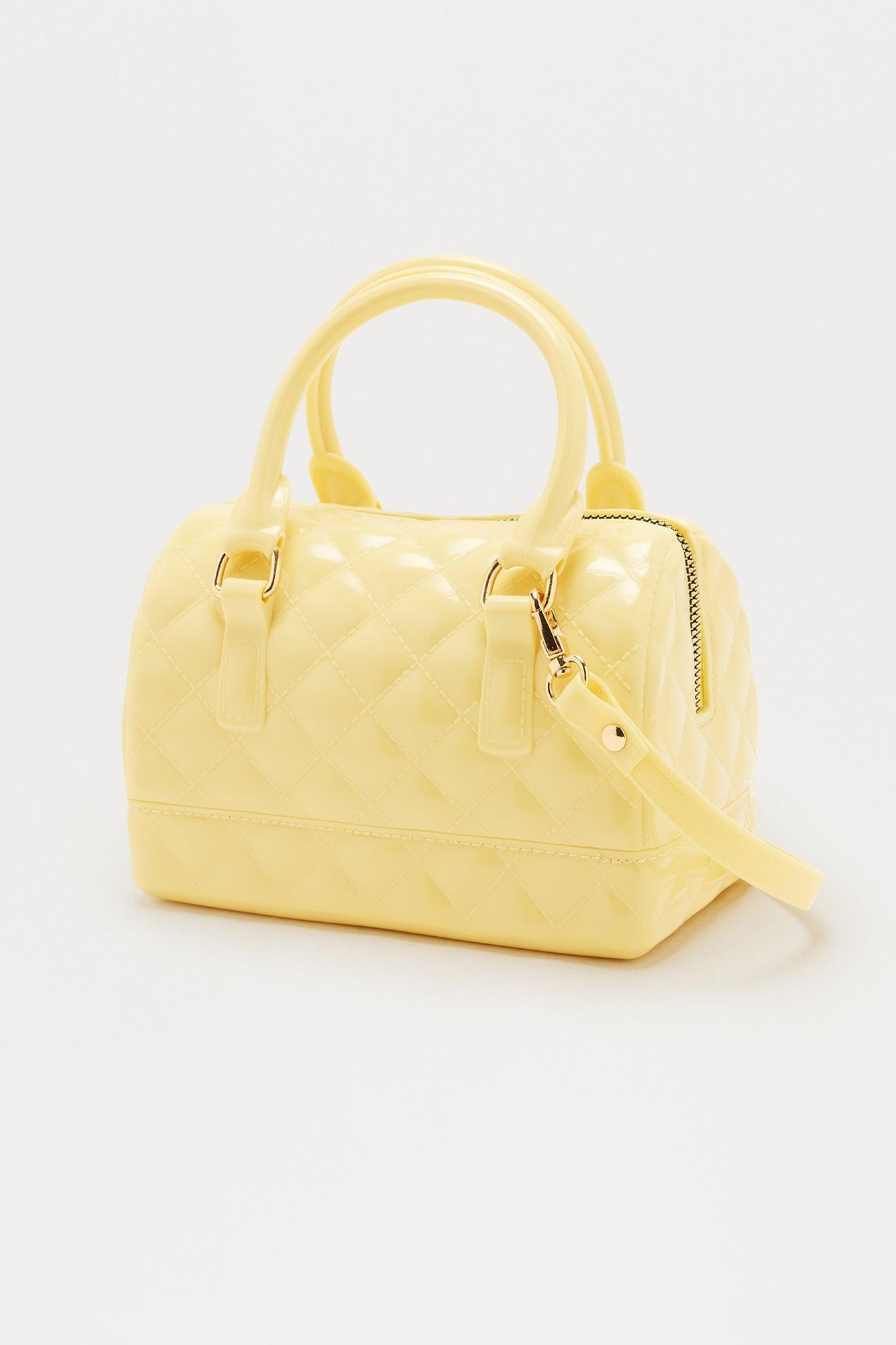 Candy Cube Crossbody Handbag - Yellow Product Image