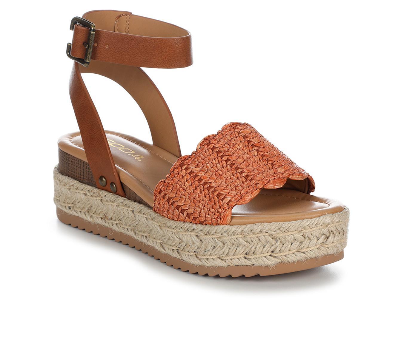 Women's Soda Nico Wedge Sandals Product Image