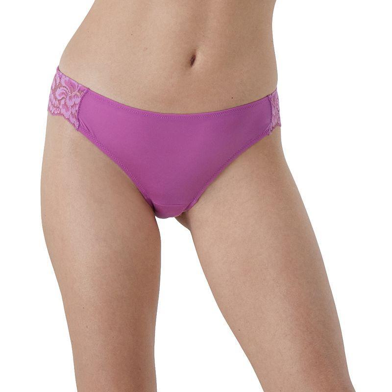 Maidenform Lace Back Tanga Underwear 40159, Women's, Size: 7, Red Sunset Gold Product Image