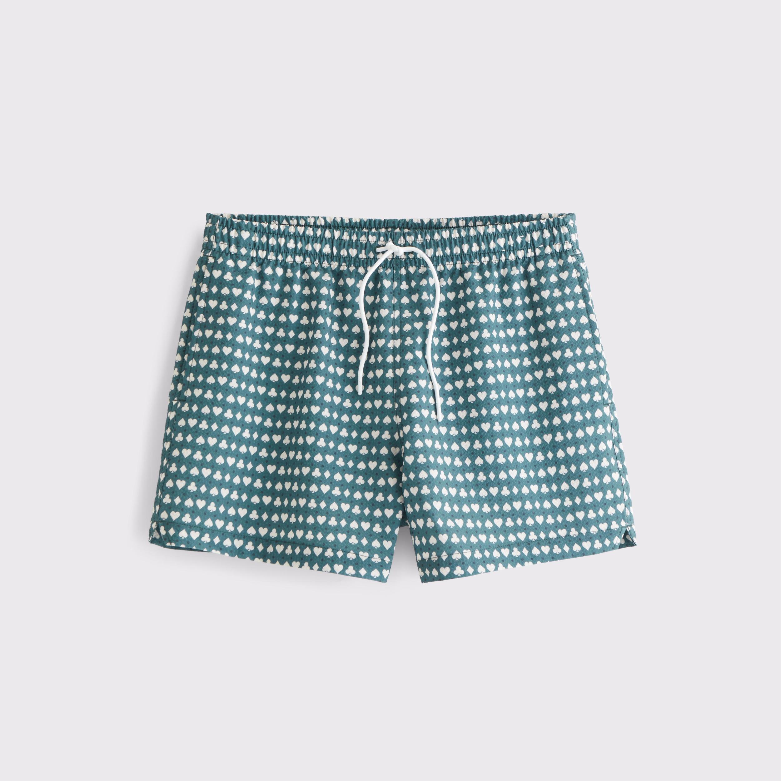 Pull-On Wide Seersucker Swim Trunk Product Image