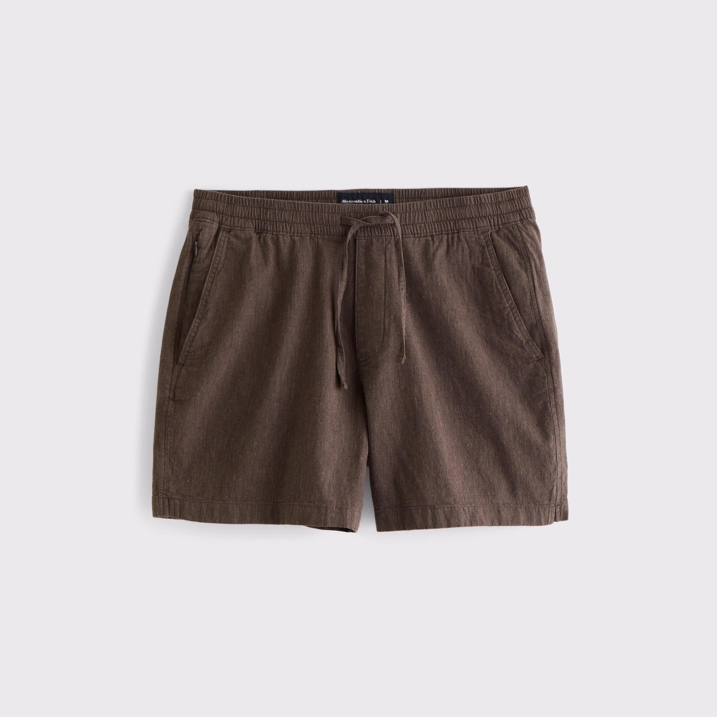 Cotton Texture Pull-On Short Product Image