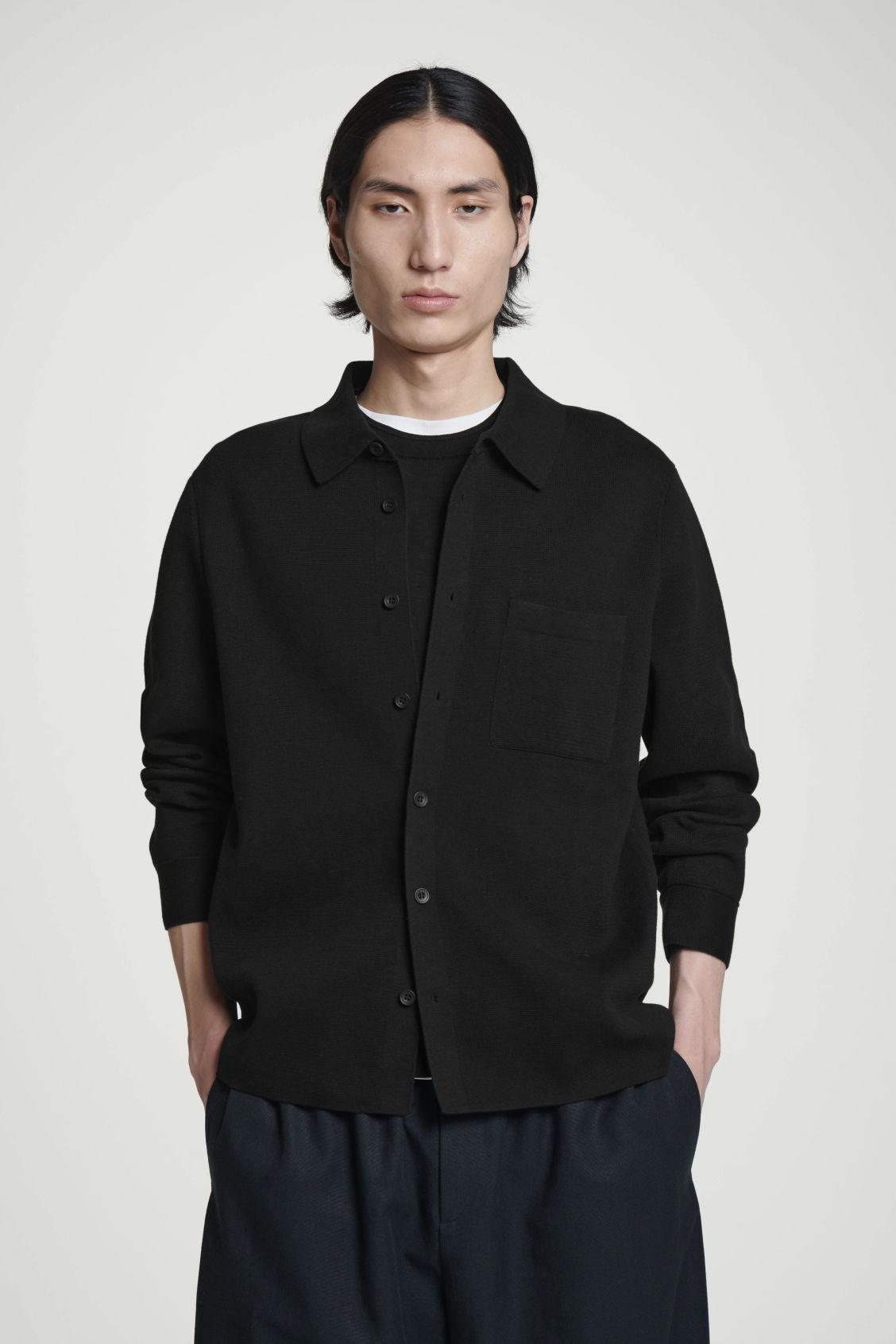 MILANO-KNIT COTTON SHIRT Product Image