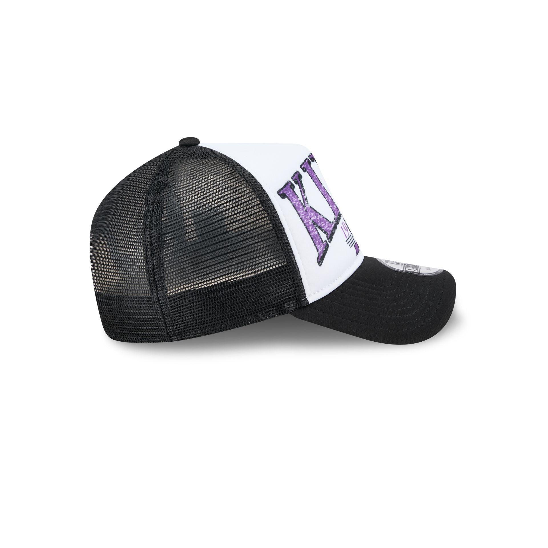 Sacramento Kings Distressed 9FORTY A-Frame Trucker Hat Male Product Image