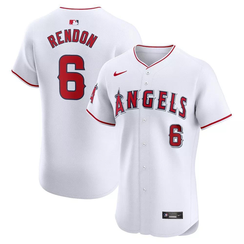 Men's Nike Anthony Rendon White Los Angeles Angels Home Elite Player Jersey, Size: 56 Product Image