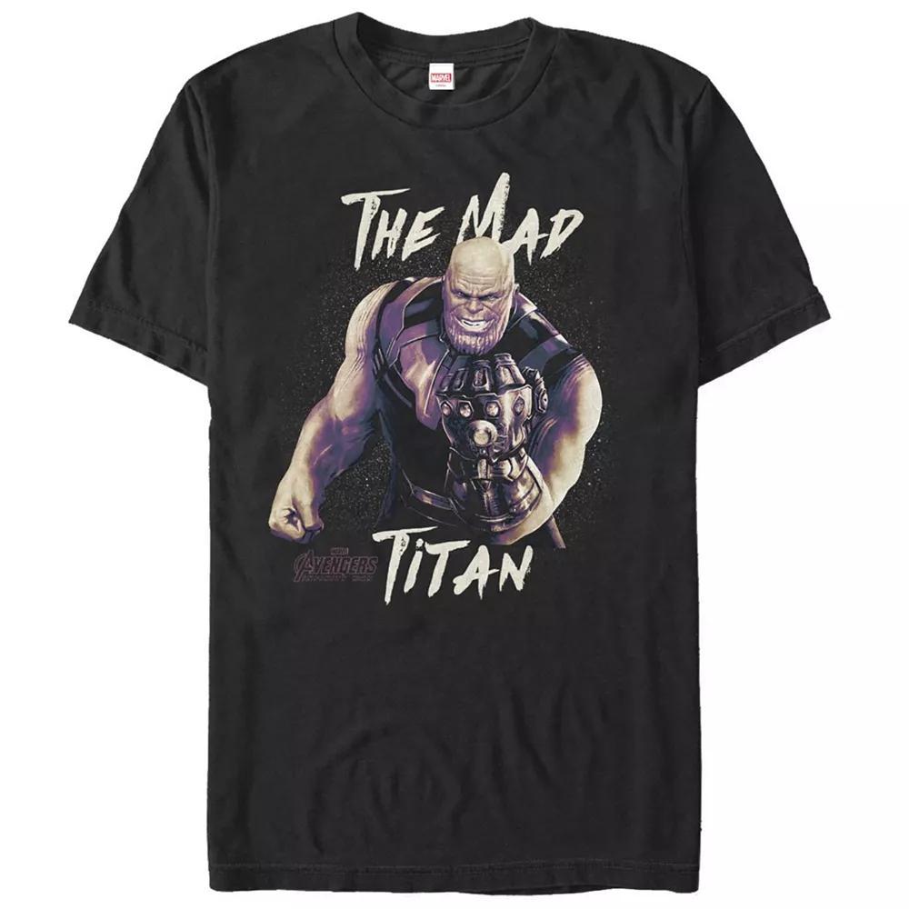 Mens Marvel Avengers Infinity War Thanos Mad Titan Graphic Tee Product Image